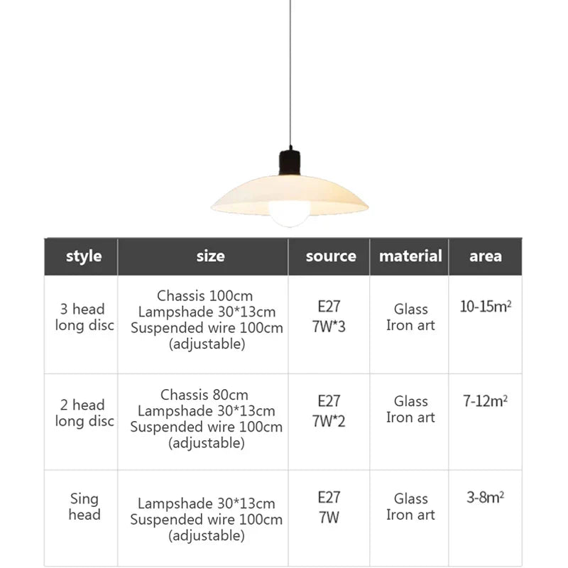 Black LED Minimalist Chandelier