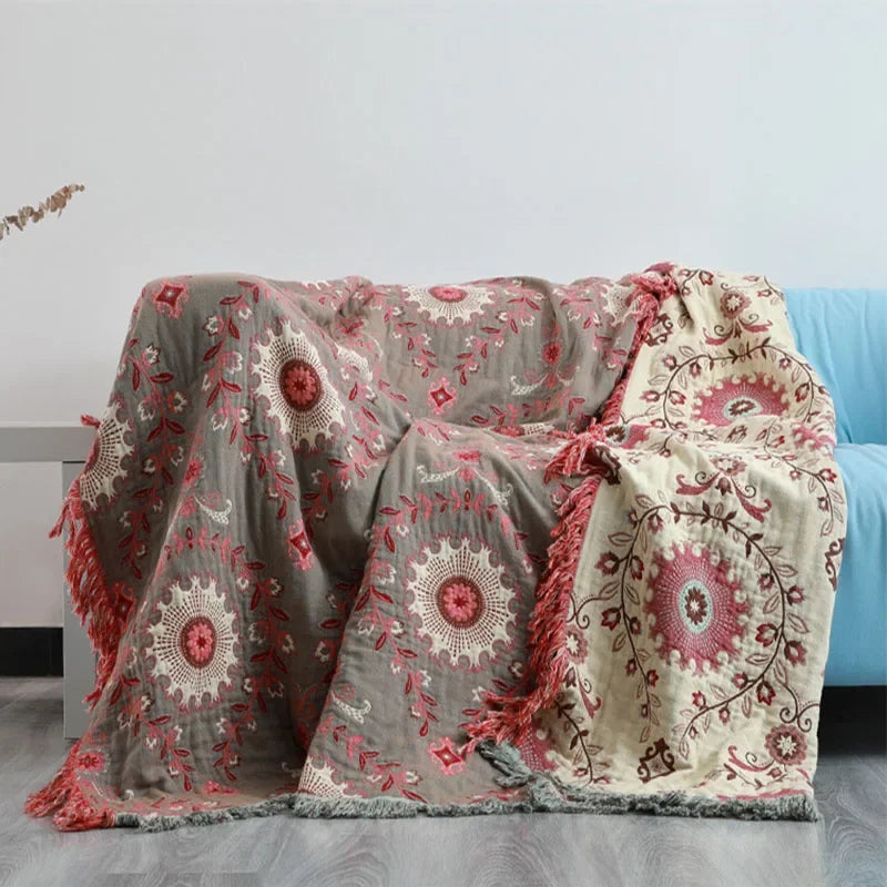 Cotton Leisure Sofa Blanket