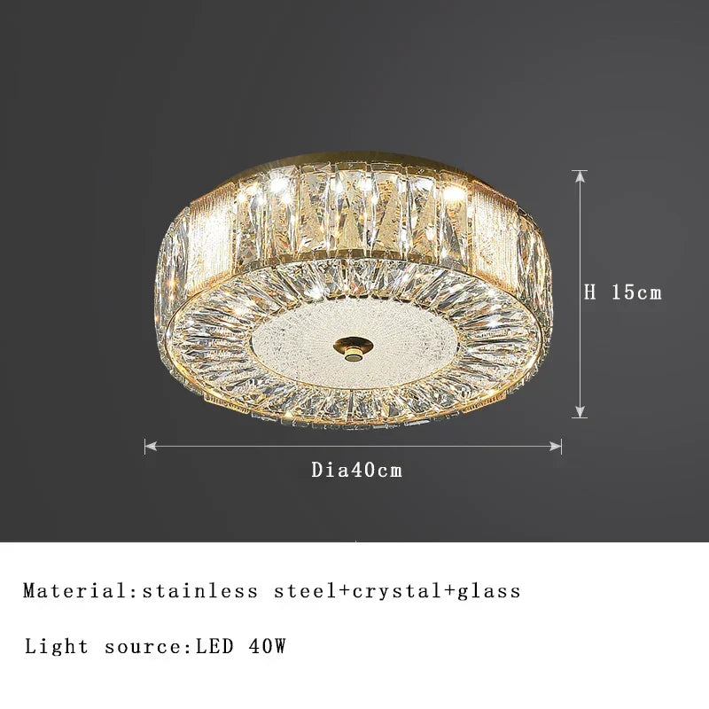 Gold LED Ceiling Fixture