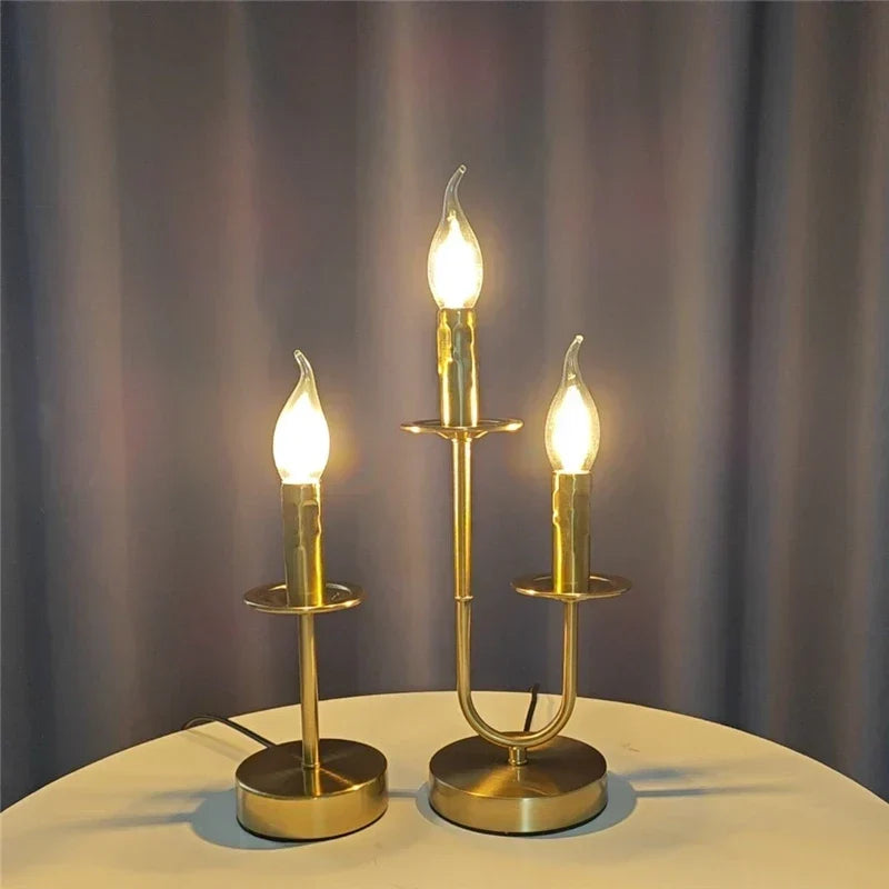 Bronze Candle Floor Lamp