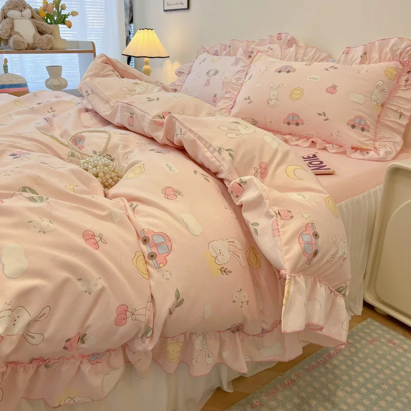 Floral Cotton Print Bedding