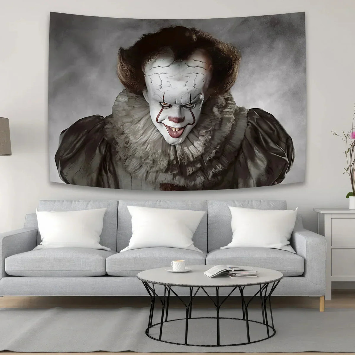 Psychedelic Halloween Tapestry Curtains