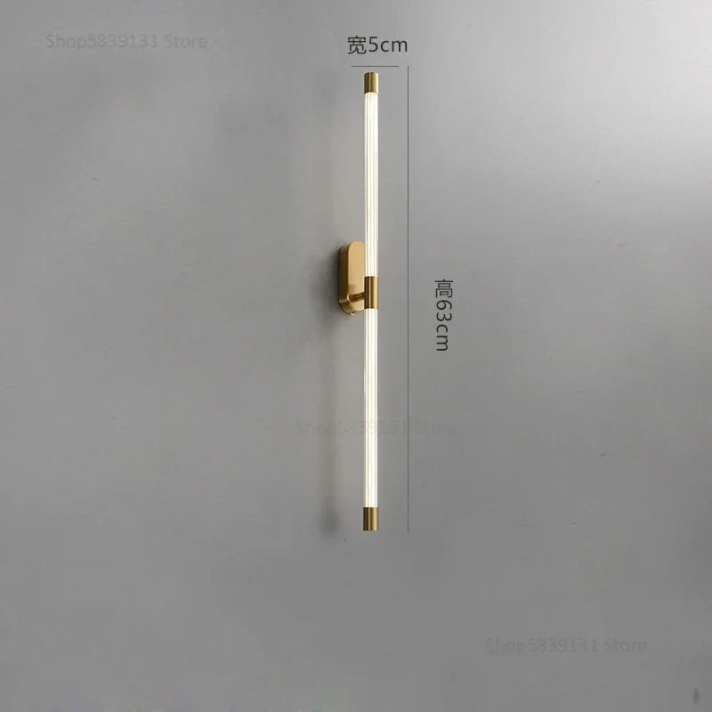Gold Geometric Wall Lamps