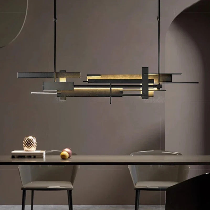 LED Pendant Chandelier Lingte 150cm Black