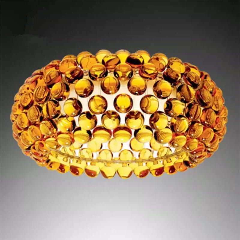 Gold Acrylic Pendant Light
