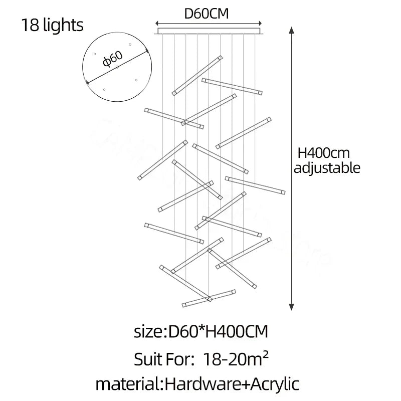 Crystal Modern LED Chandelier