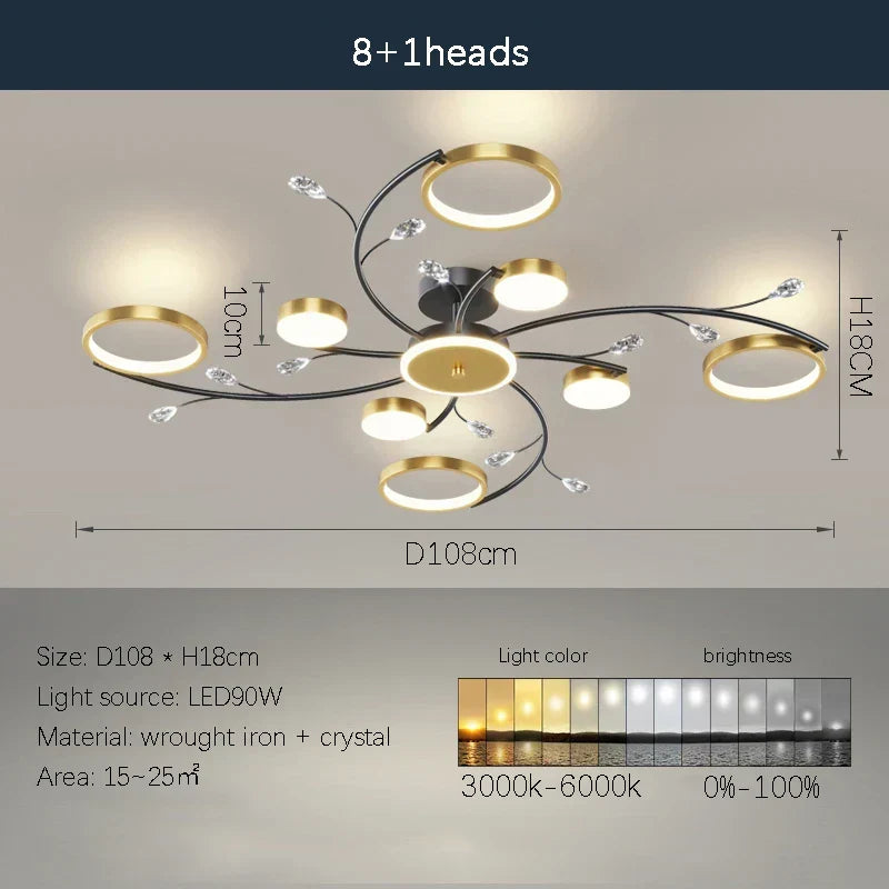 Modern Indoor LED Chandelier