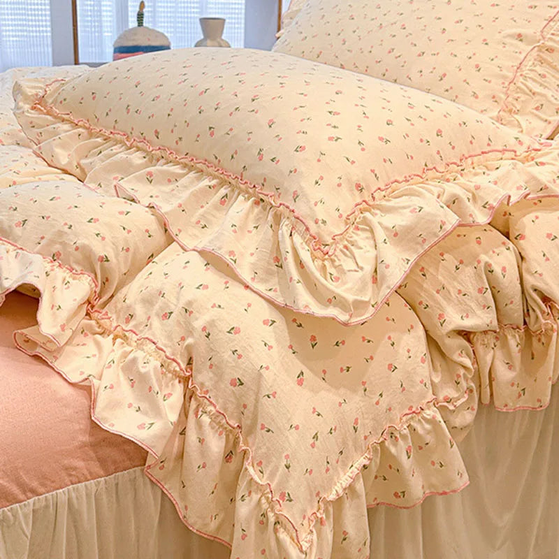 Floral Cotton Print Bedding