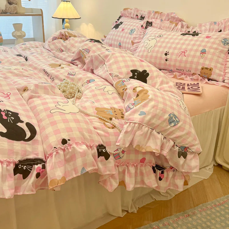 Floral Cotton Print Bedding