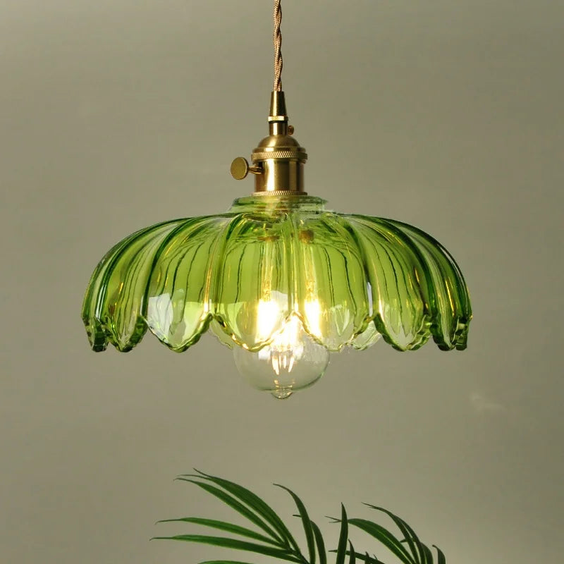 Green Glass Pendant Lights