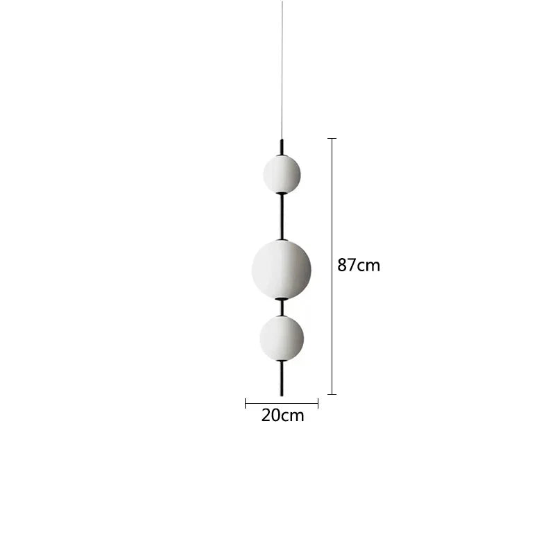 Modern Gourd Pendant Light H103cm Adjustable