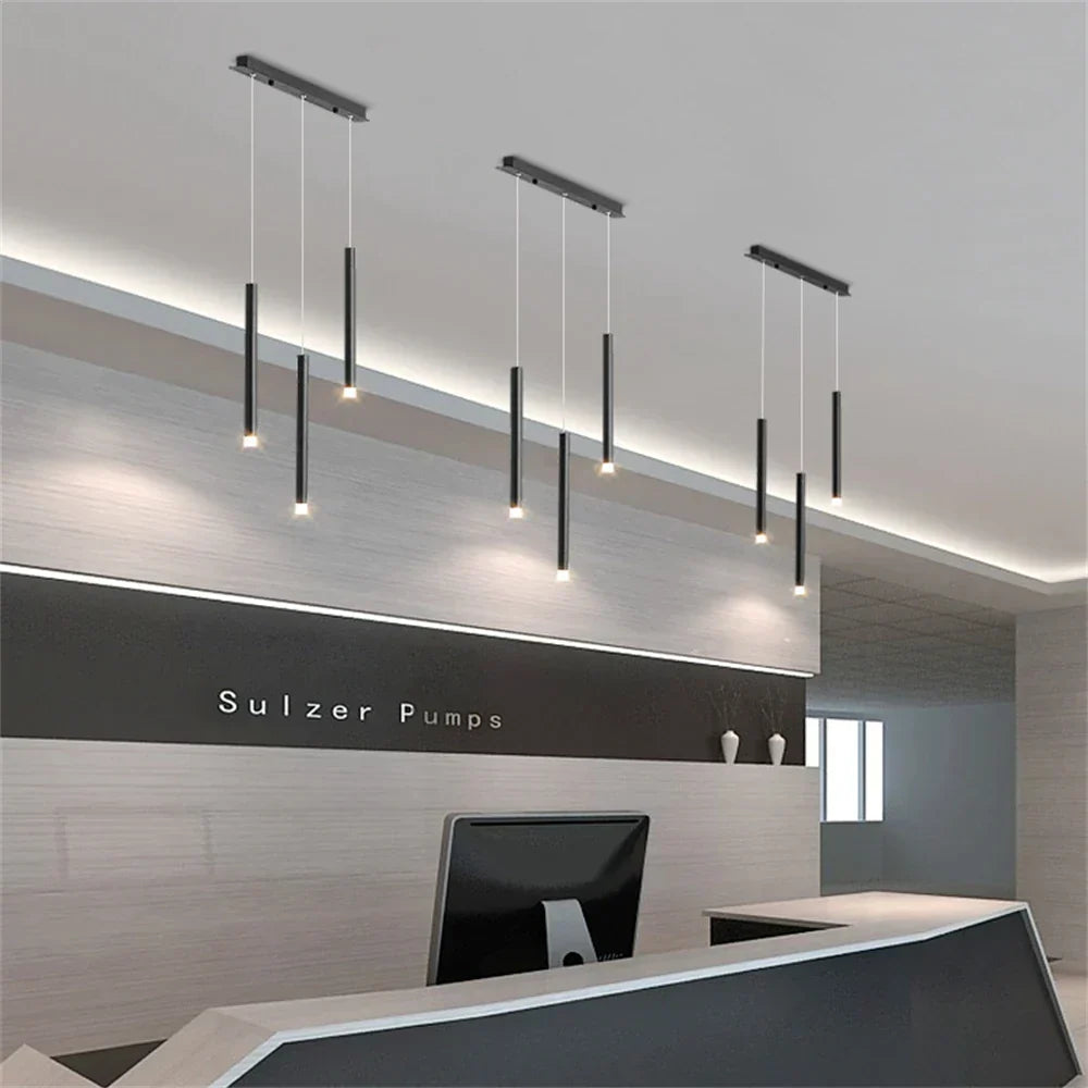 Cylindrical Glossy Chandelier