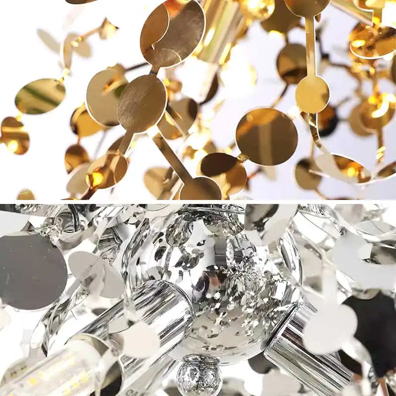 Gold 60cm 3-Light LED Pendant Light