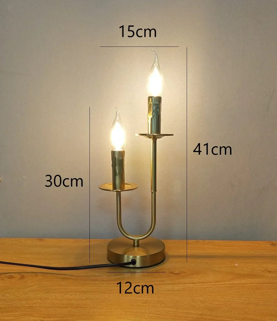 Bronze Candle Floor Lamp