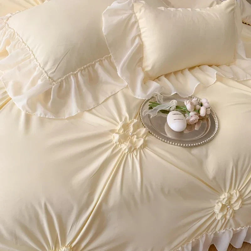 Jacquard Lace Bedding Set