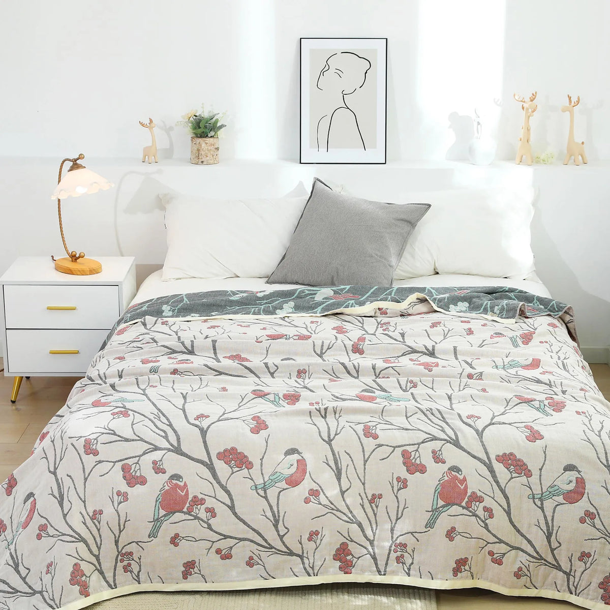 Floral Cotton Bedspread