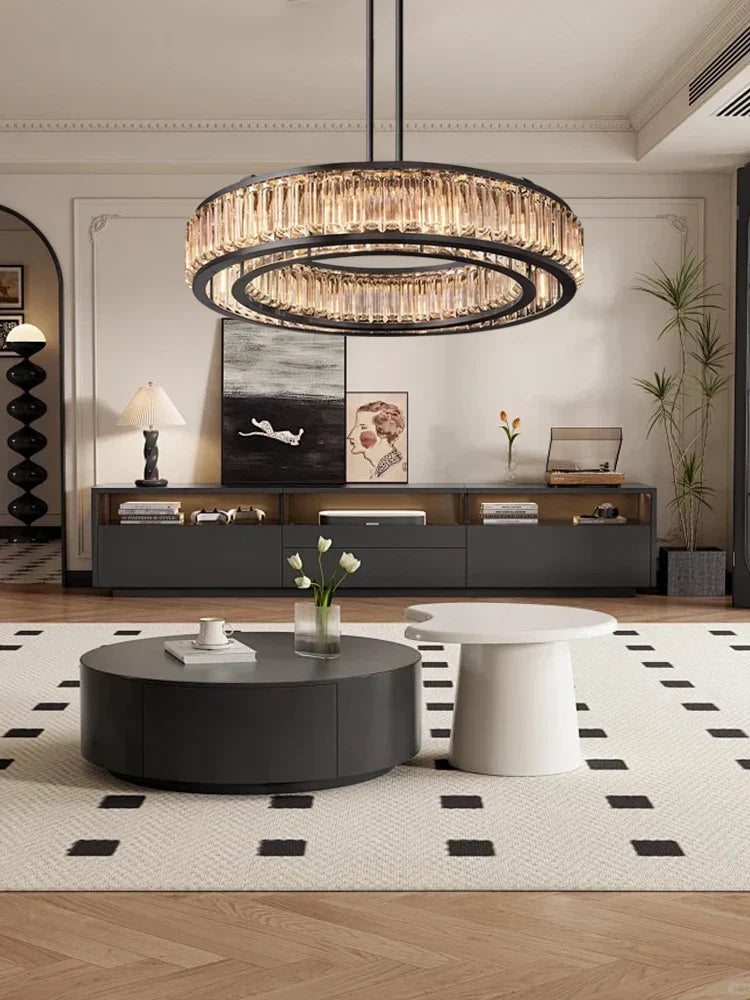 Gold Crystal LED Light Chandelier