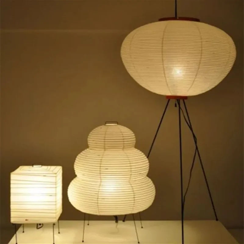 Rice Paper Modern Floor Lamp