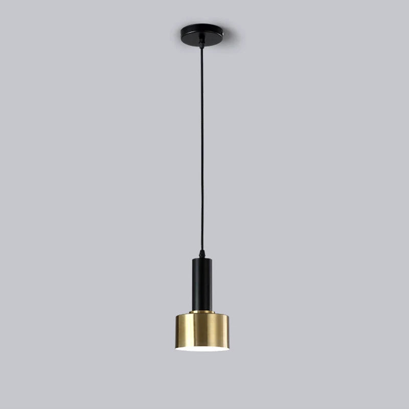 Gold Nordic Pendant Light Round 3-Head Design
