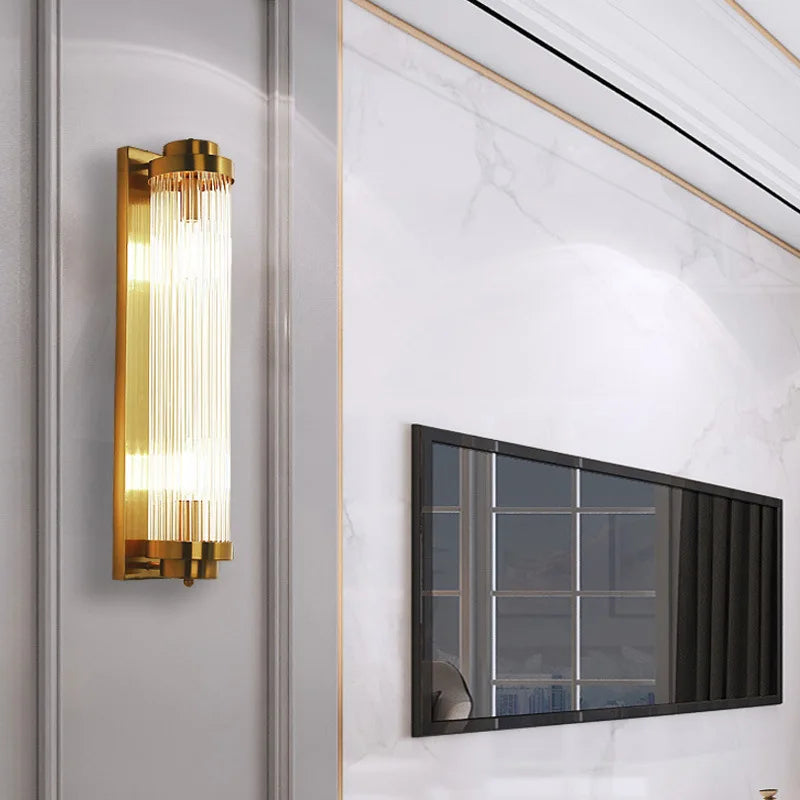 Gold Crystal Modern Wall Lights