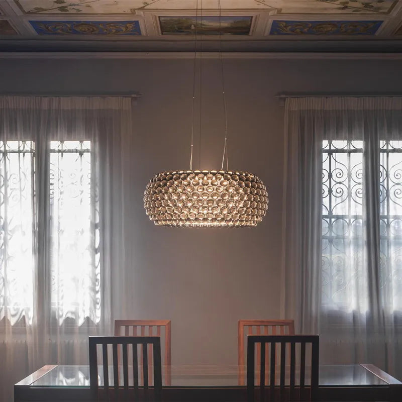 Gold Acrylic Pendant Light