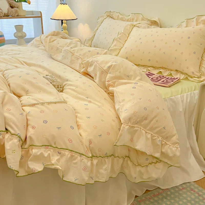 Floral Cotton Print Bedding