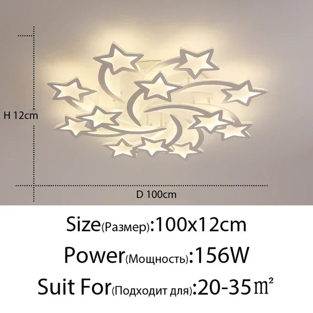 Acrylic Remote Ceiling Light