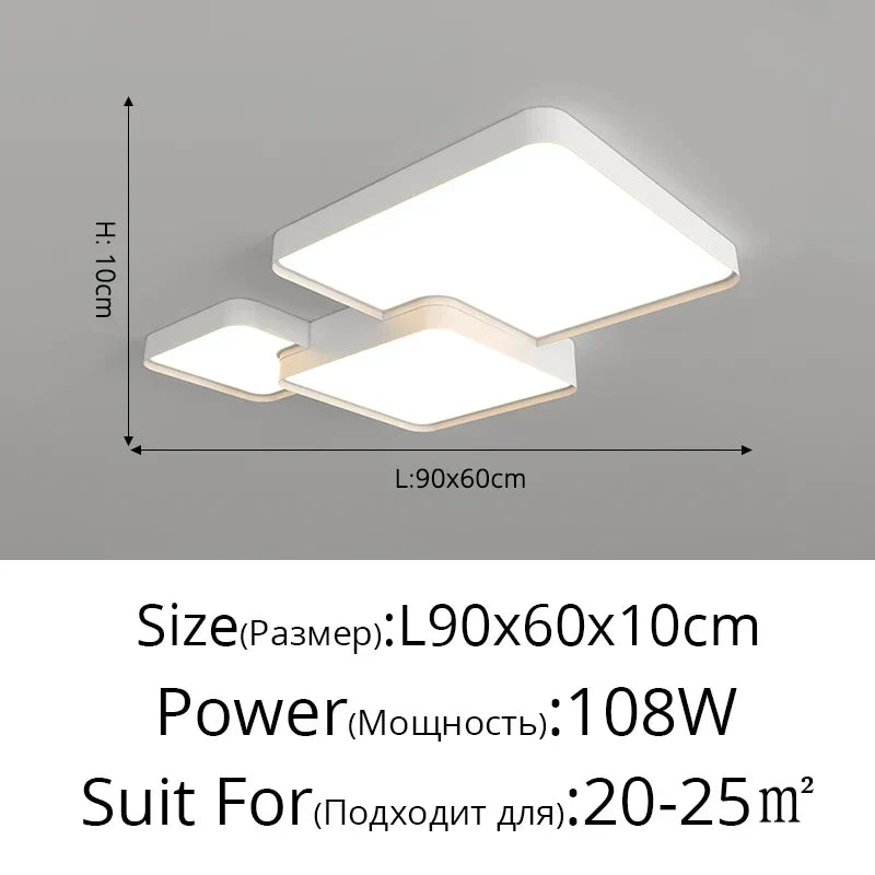 Acrylic LED Modern Chandelier