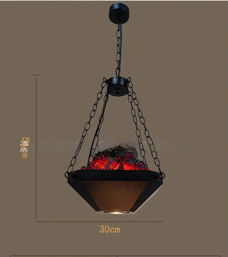 Iron Industrial Pendant Light