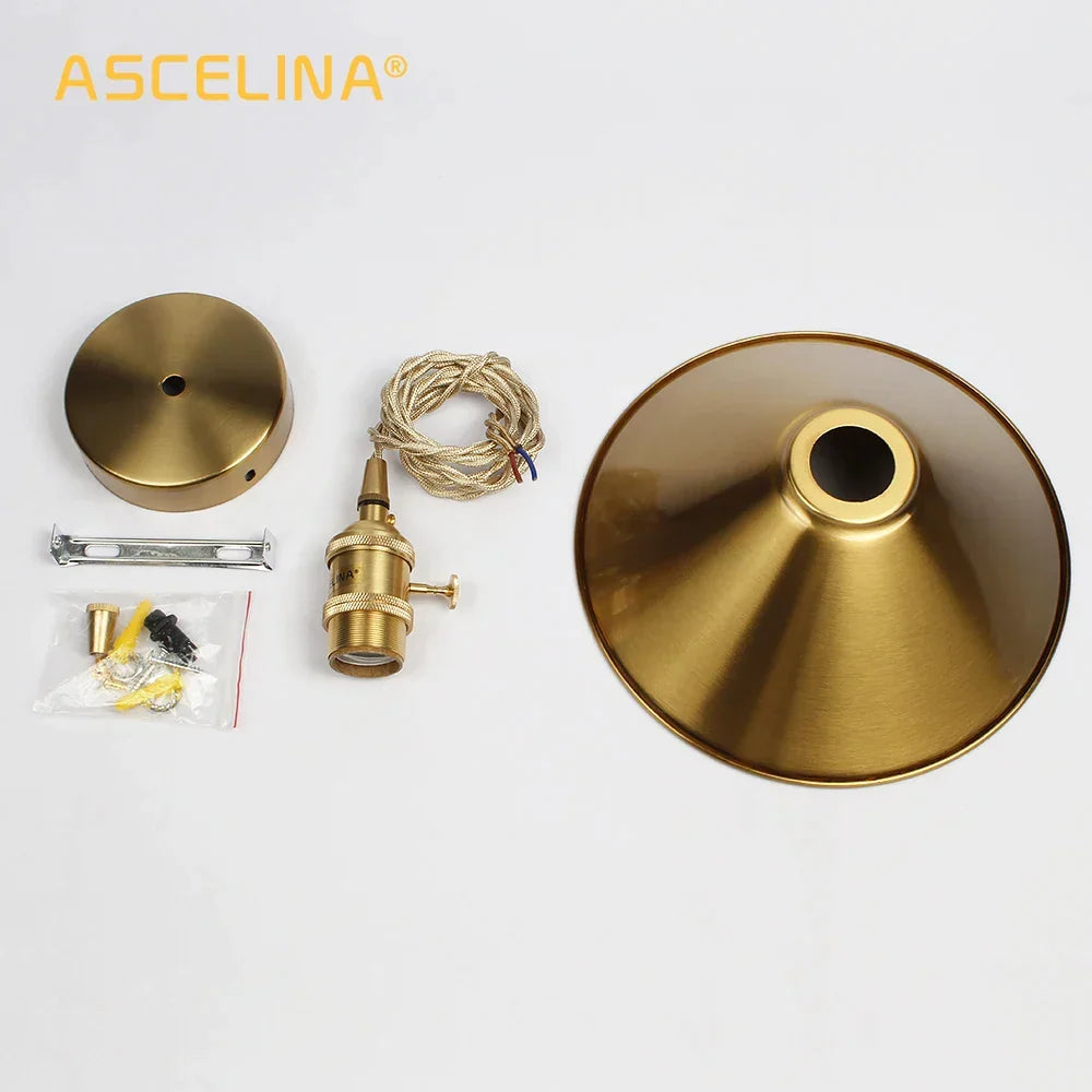 Vintage Gold Pendant Light