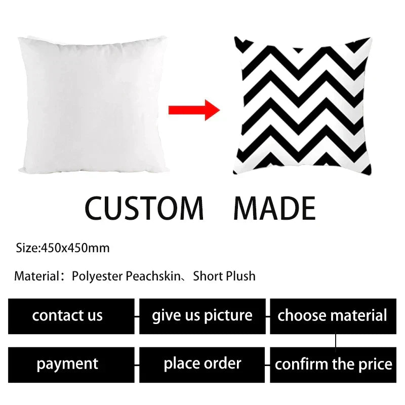 Black White Stripe Pillowcases