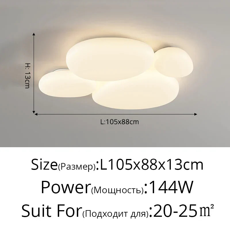 Dimmable LED Ceiling Light 4-Head L105cm