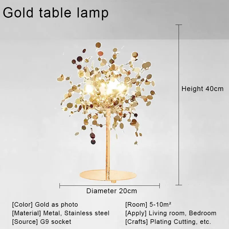Gold 60cm 3-Light LED Pendant Light