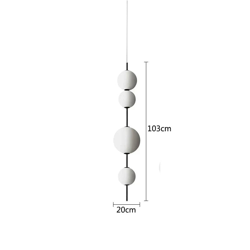 Modern Gourd Pendant Light H103cm Adjustable