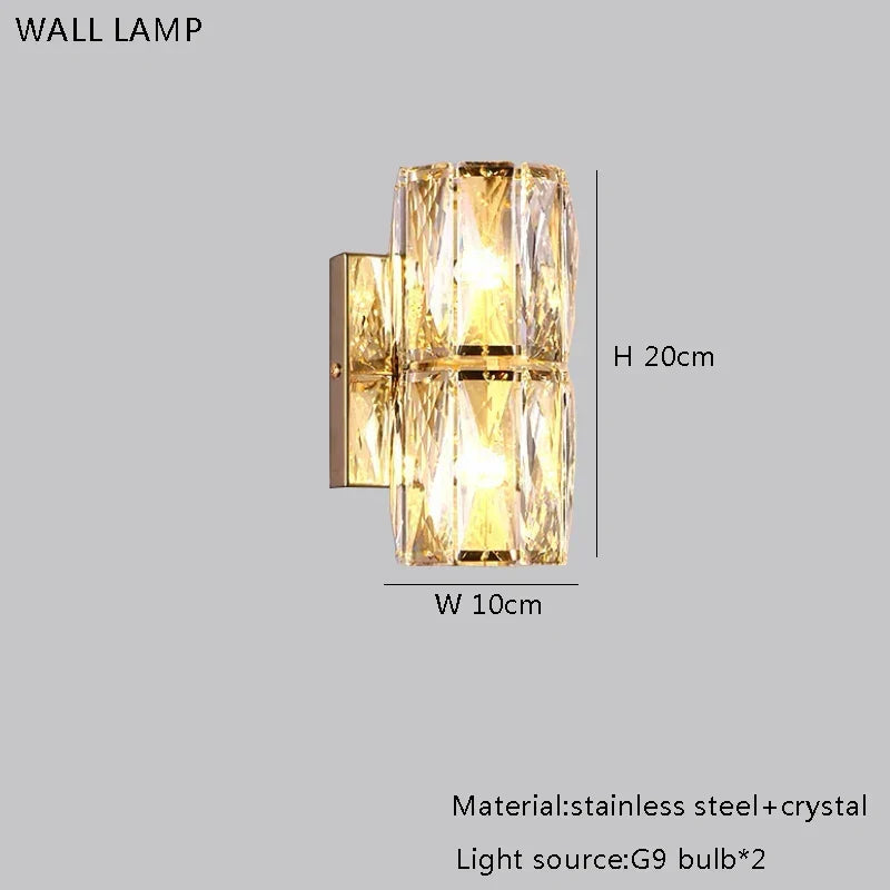 Gold Vintage Crystal Chandelier