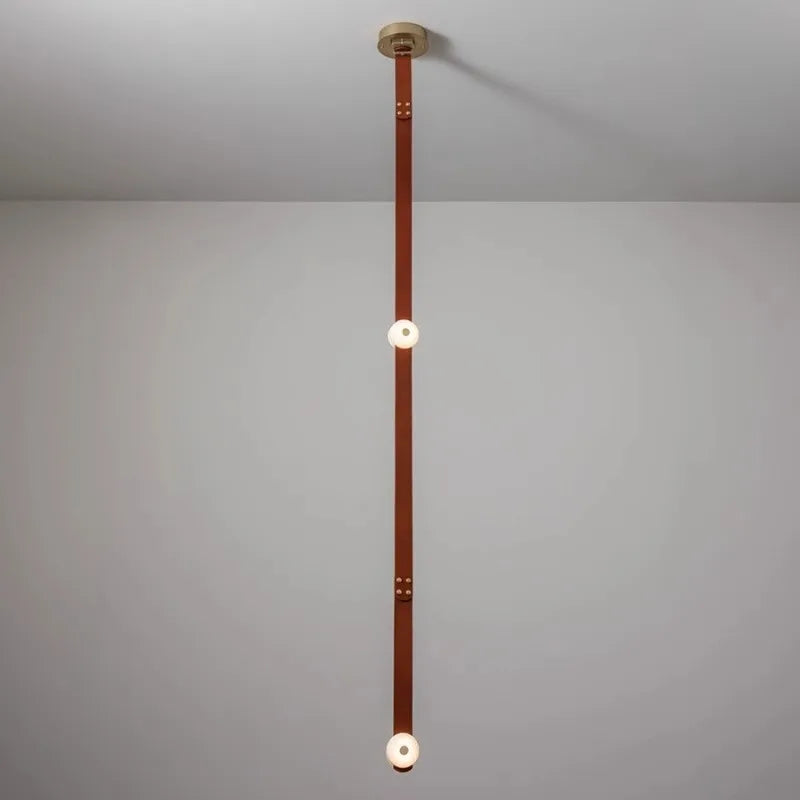 Leather Marble Ceiling Light