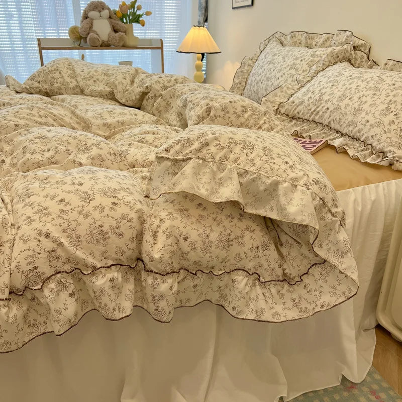 Floral Cotton Print Bedding