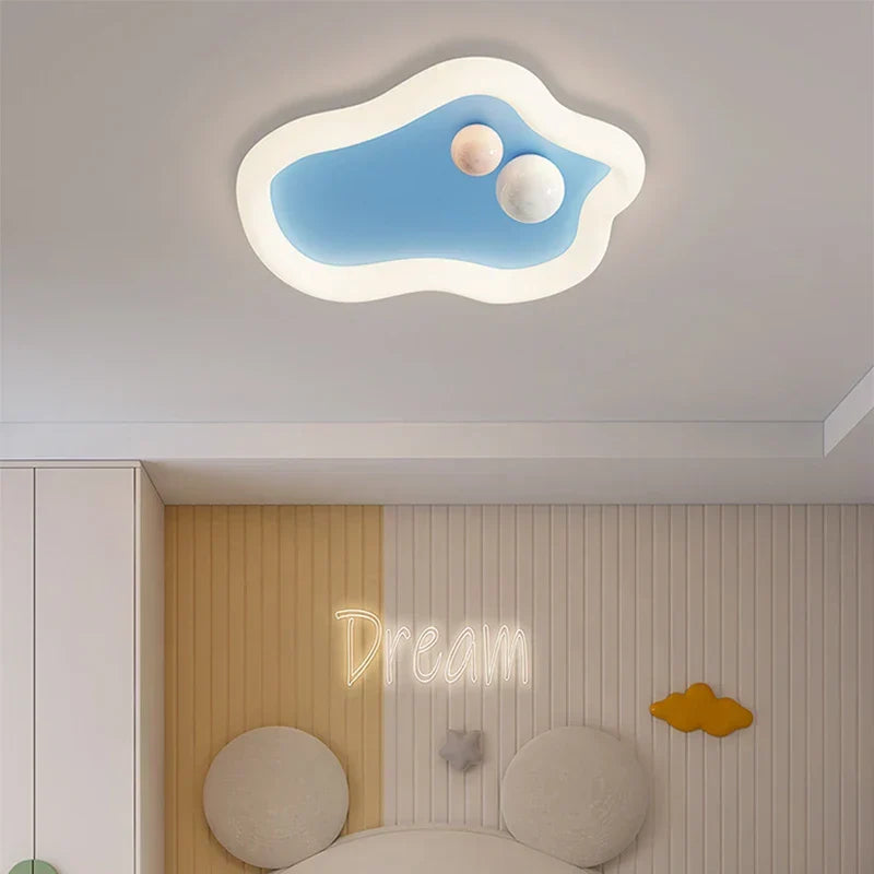 Pink Blue Ceiling Lamp