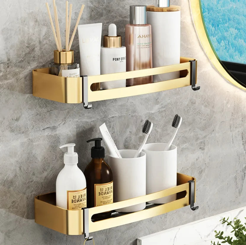 Gold Triangle Corner Shelf
