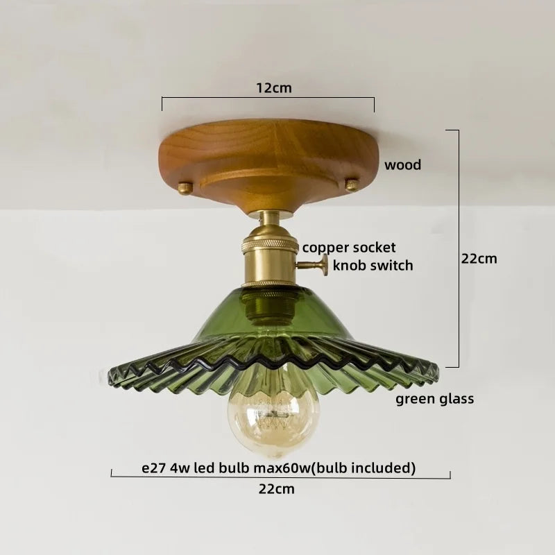 Nordic Wood Ceiling Light
