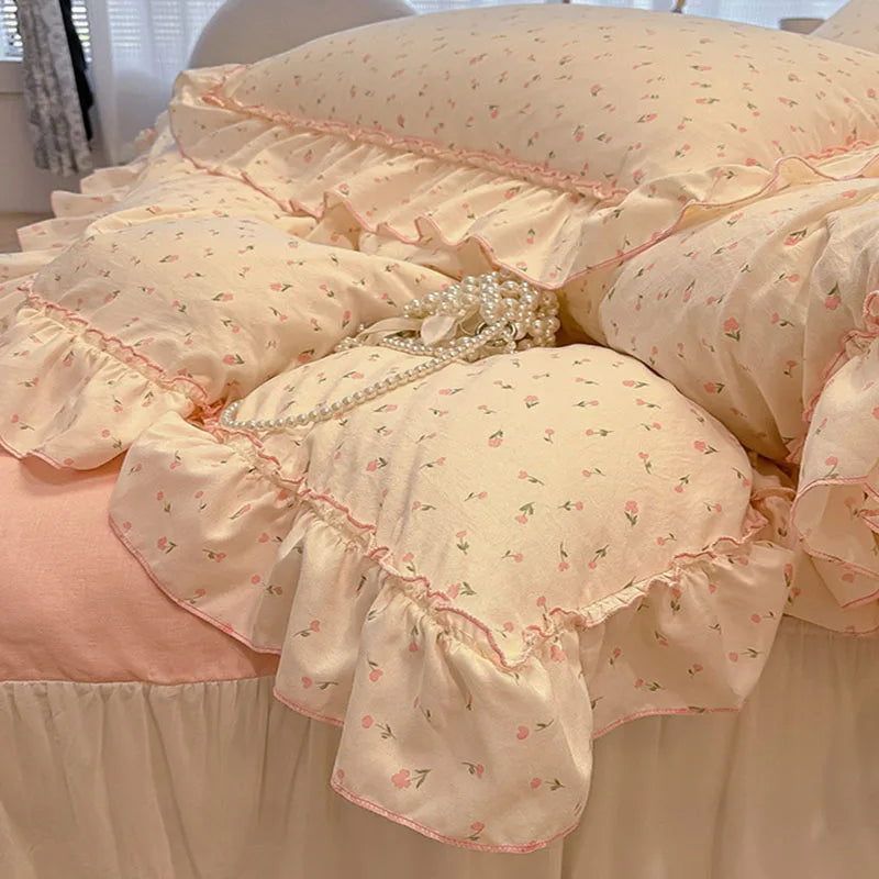 Floral Cotton Print Bedding