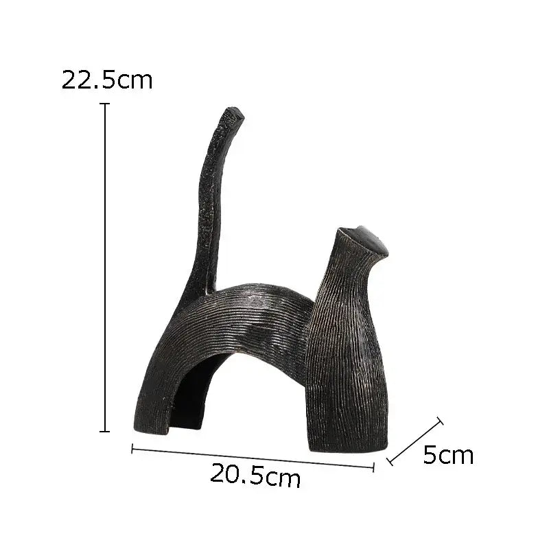 Black Cast Iron Bull