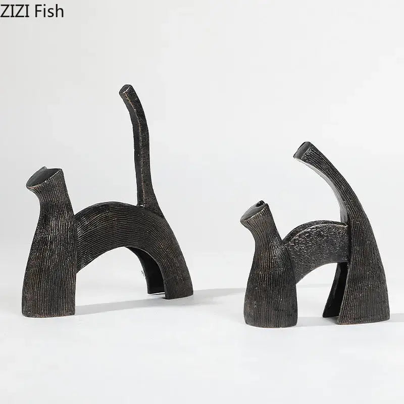 Black Cast Iron Bull