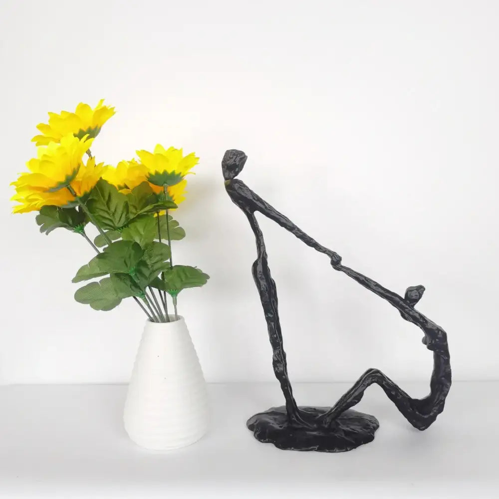 Black Abstract Hand Sculpture