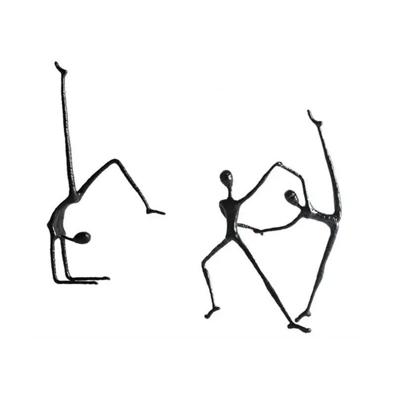 Abstract Metal Sports Sculpture
