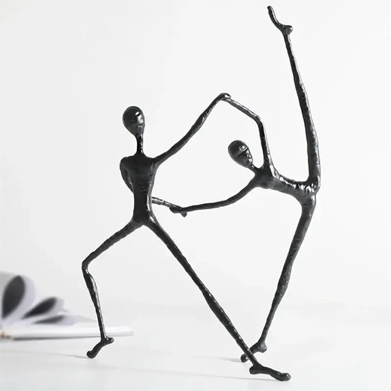 Abstract Metal Sports Sculpture