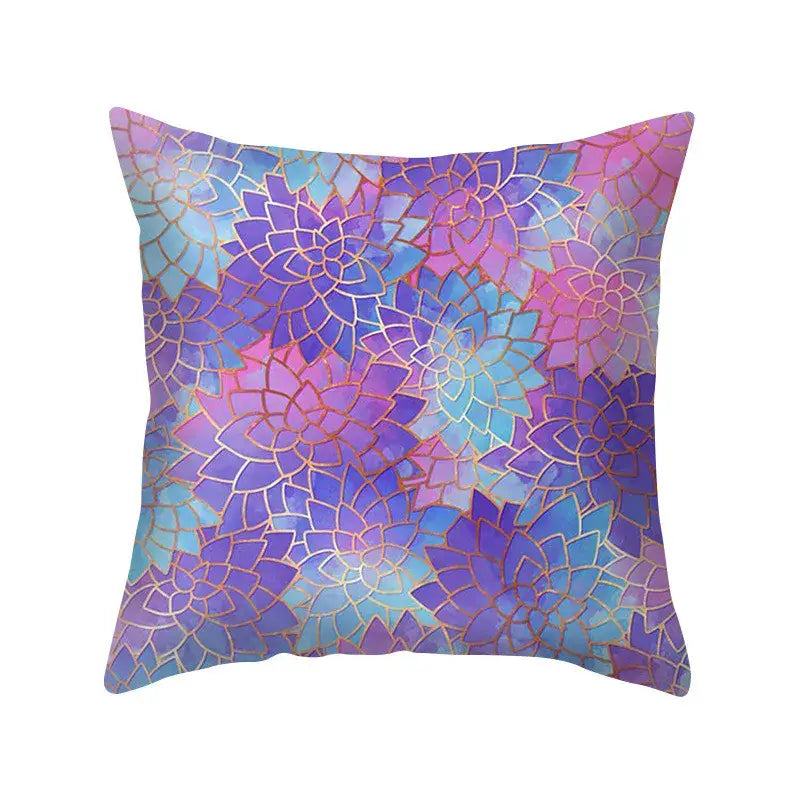 Abstract Polyester Pillow Case