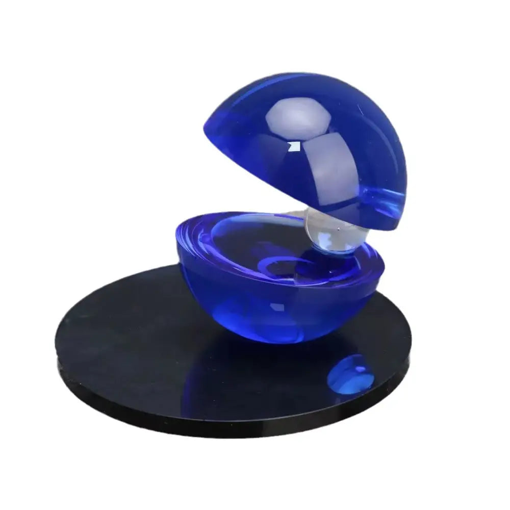 Blue Silver Semi-Circle Ornaments