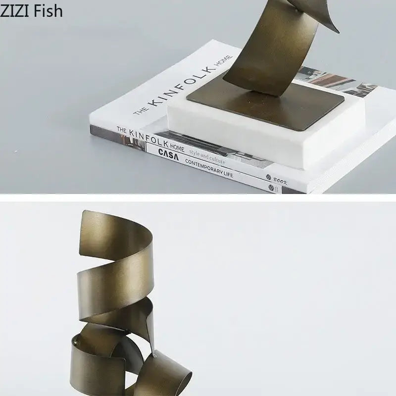 Bronze Crimp Sculpture