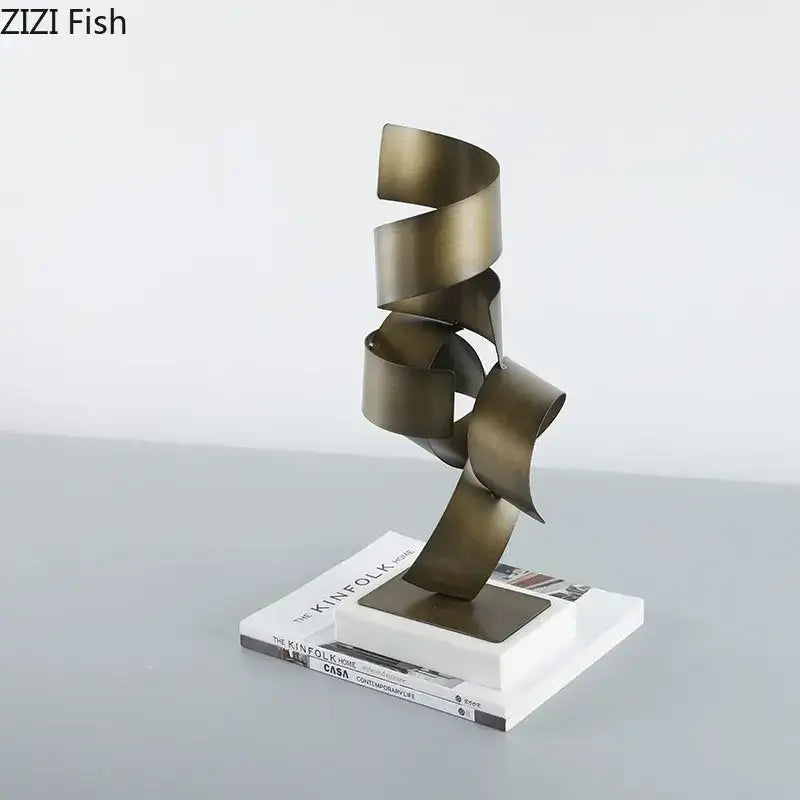 Bronze Crimp Sculpture